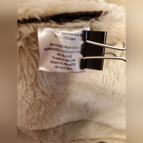 Roper Brown Coat XL with Cream Shearling - Picture 12 of 13